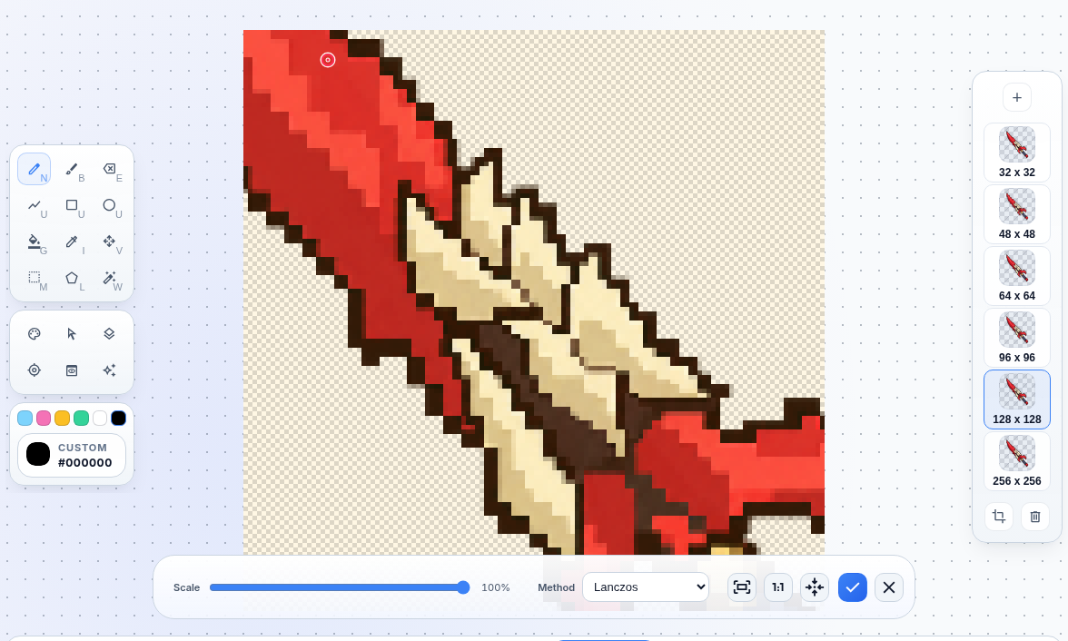 Image import placement crop overlay controls