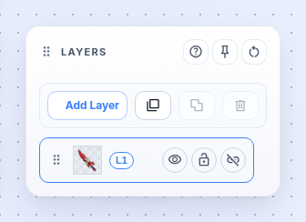 Layers panel with the layer list